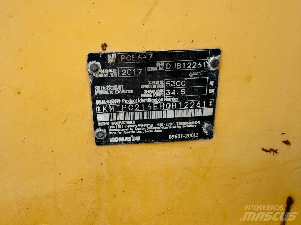 Komatsu PC 56-7 Mini Escavadoras <7t