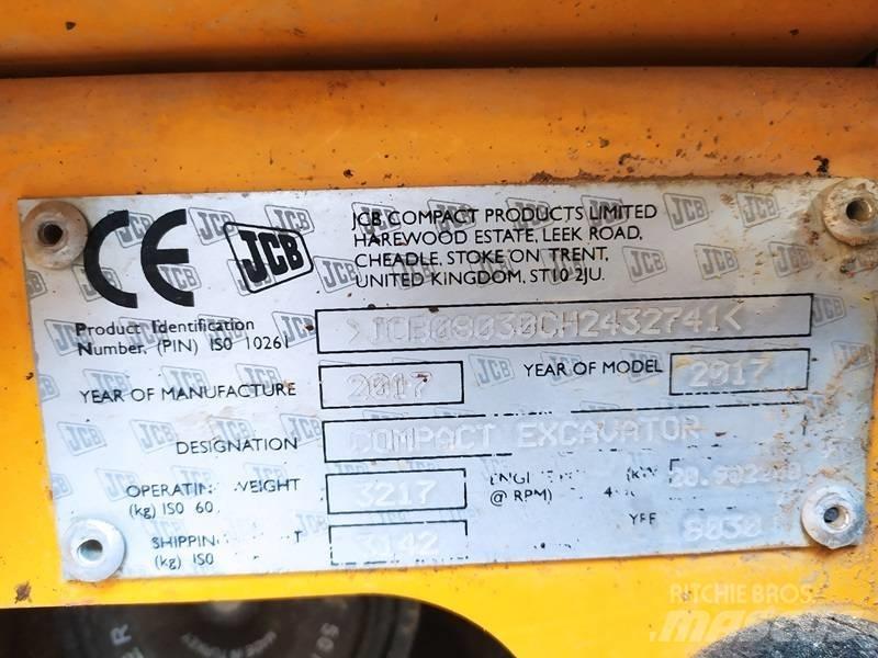 JCB 8030 ZTS Mini Escavadoras <7t
