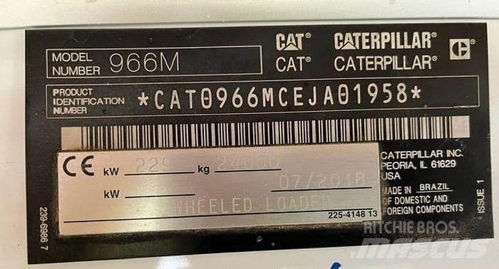 CAT 966M Pás carregadoras de rodas