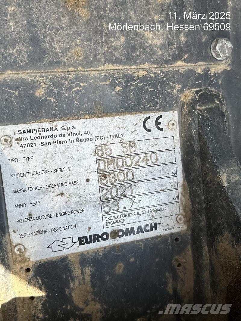 Eurocomach 85SB Mini Escavadoras <7t