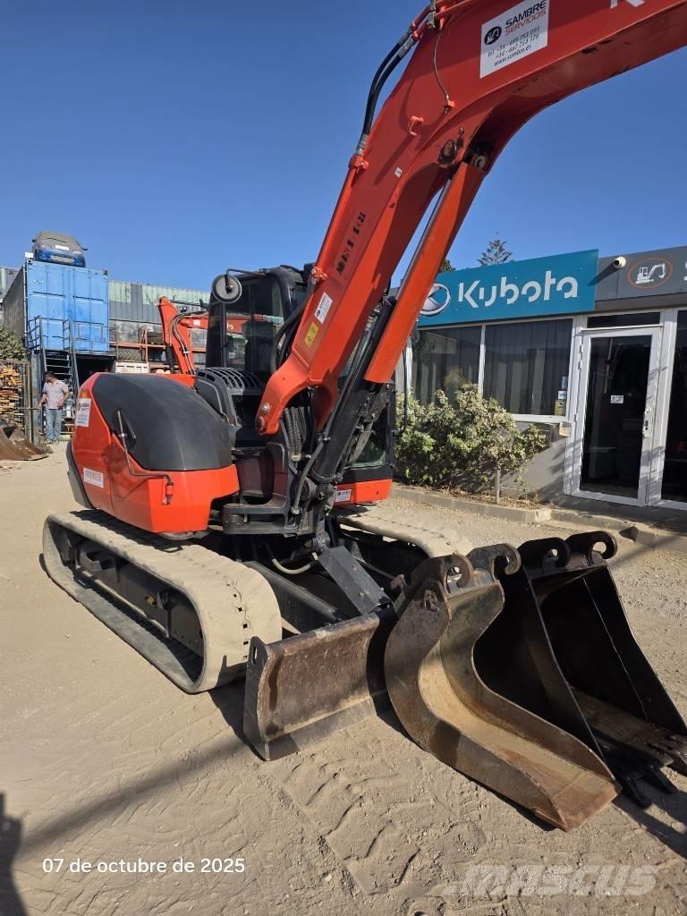 Kubota KX 080-4a2 Escavadoras Midi 7t - 12t