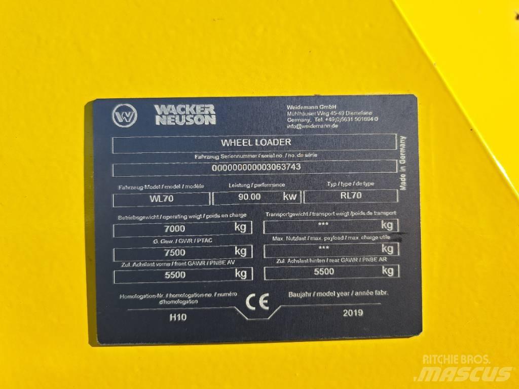 Wacker Neuson WL70 Pás carregadoras de rodas