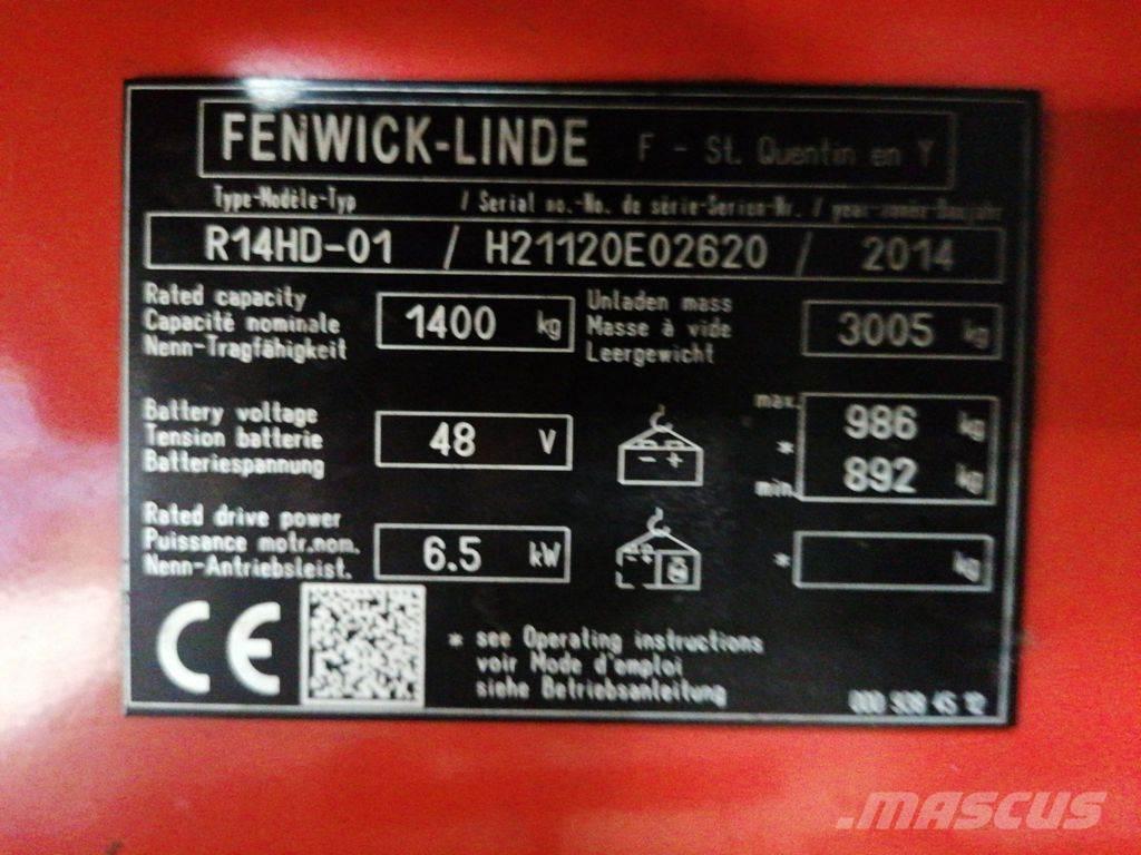 Linde R14HD-01 Empilhadores Elevadores