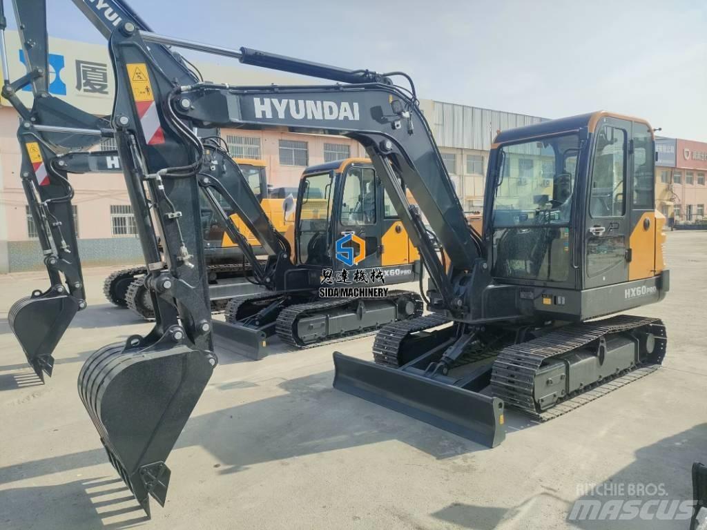 Hyundai HX60Pro Mini Escavadoras <7t