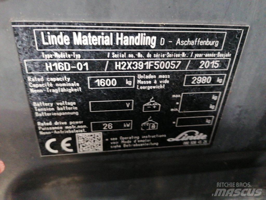 Linde H16D-01 Empilhadores Diesel