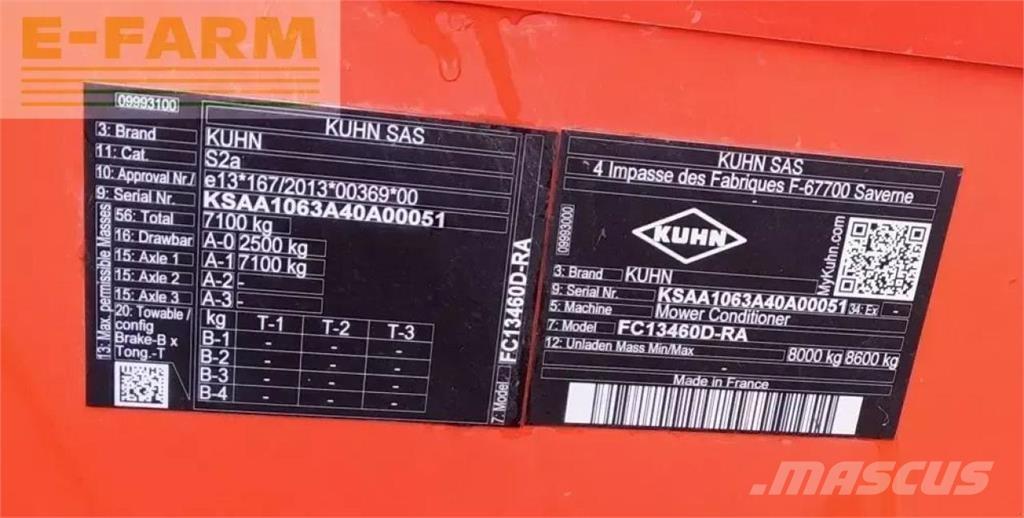 Kuhn fc 13460 ra Gadanheiras