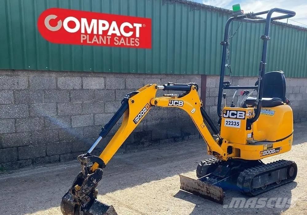 JCB 8008 Mini Escavadoras <7t