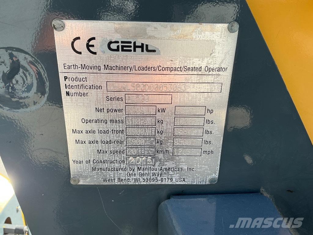 Gehl AL 540 Pás carregadoras de rodas