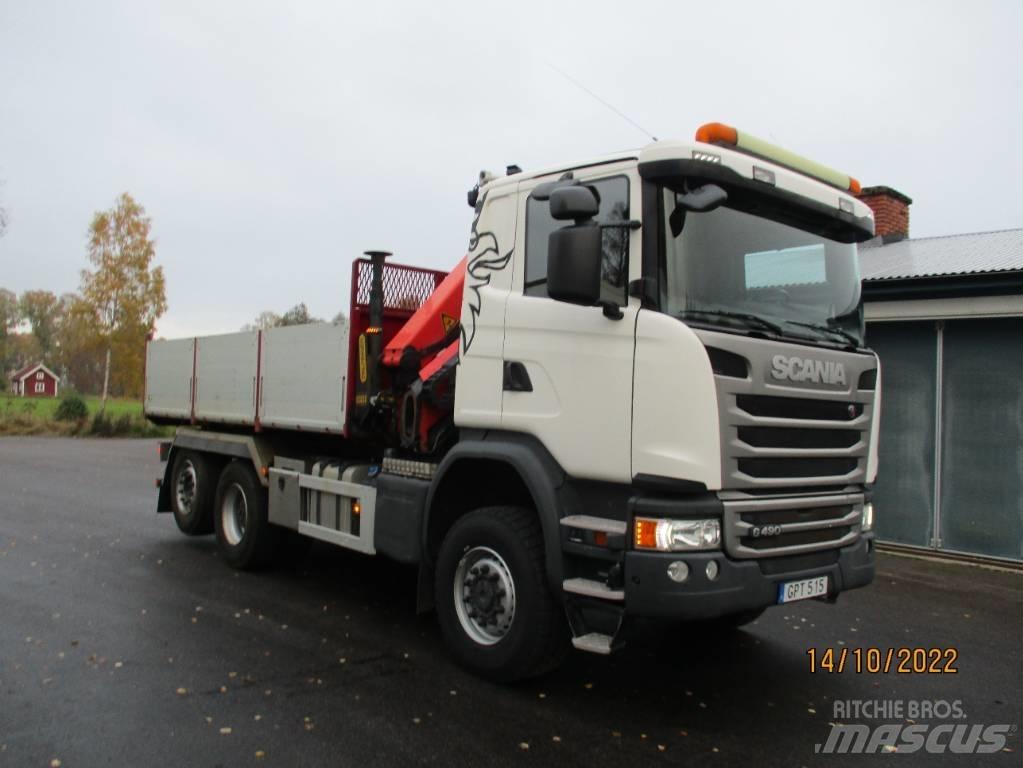 Scania G490cb6x4*4 Camiões grua