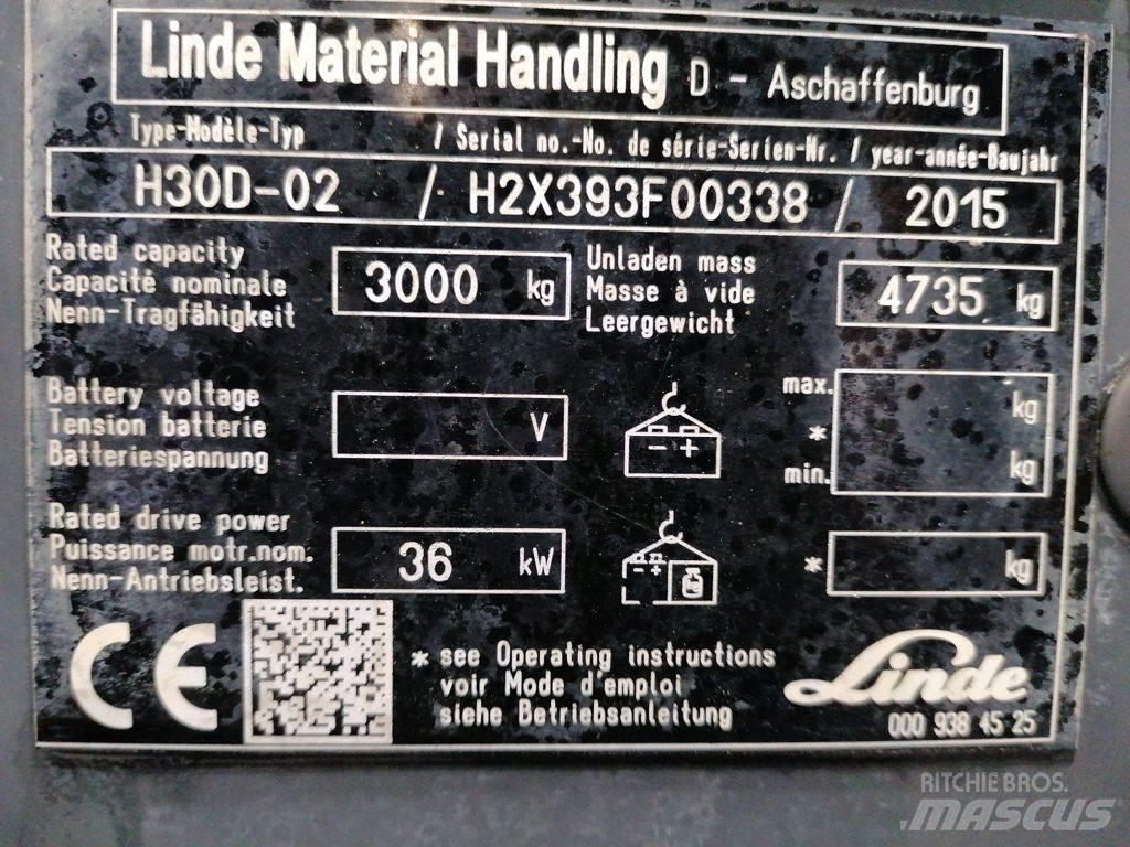 Linde H30D-02 Empilhadores Diesel