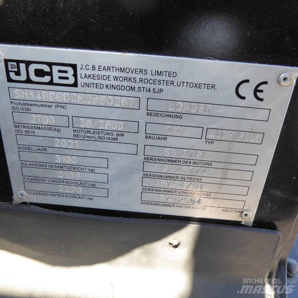 JCB 403 plus Pás carregadoras de rodas