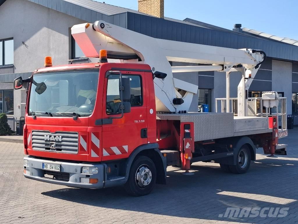 MAN TGL 7.150 Elevadores braços Telescópicos