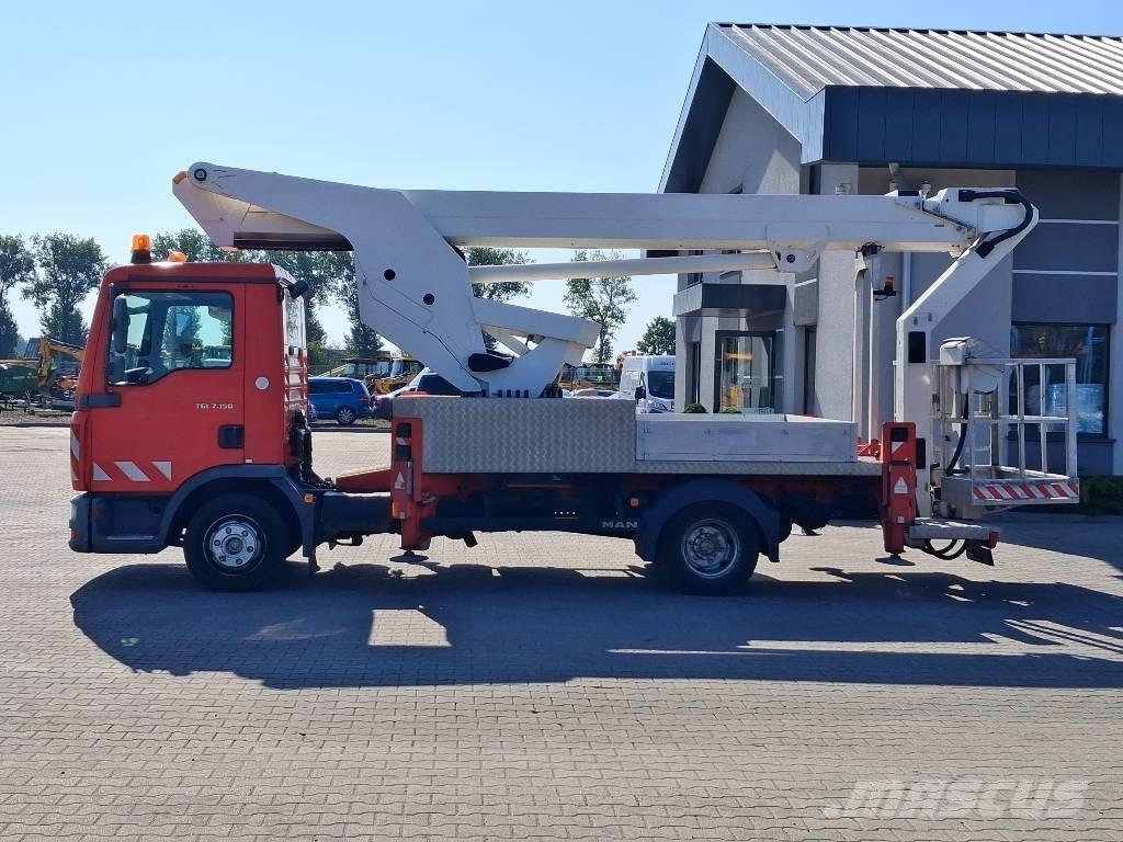 MAN TGL 7.150 Elevadores braços Telescópicos