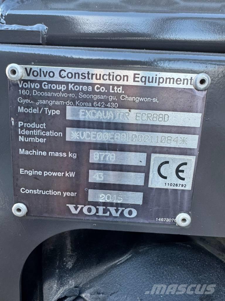 Volvo ECR 88 D Escavadoras Midi 7t - 12t