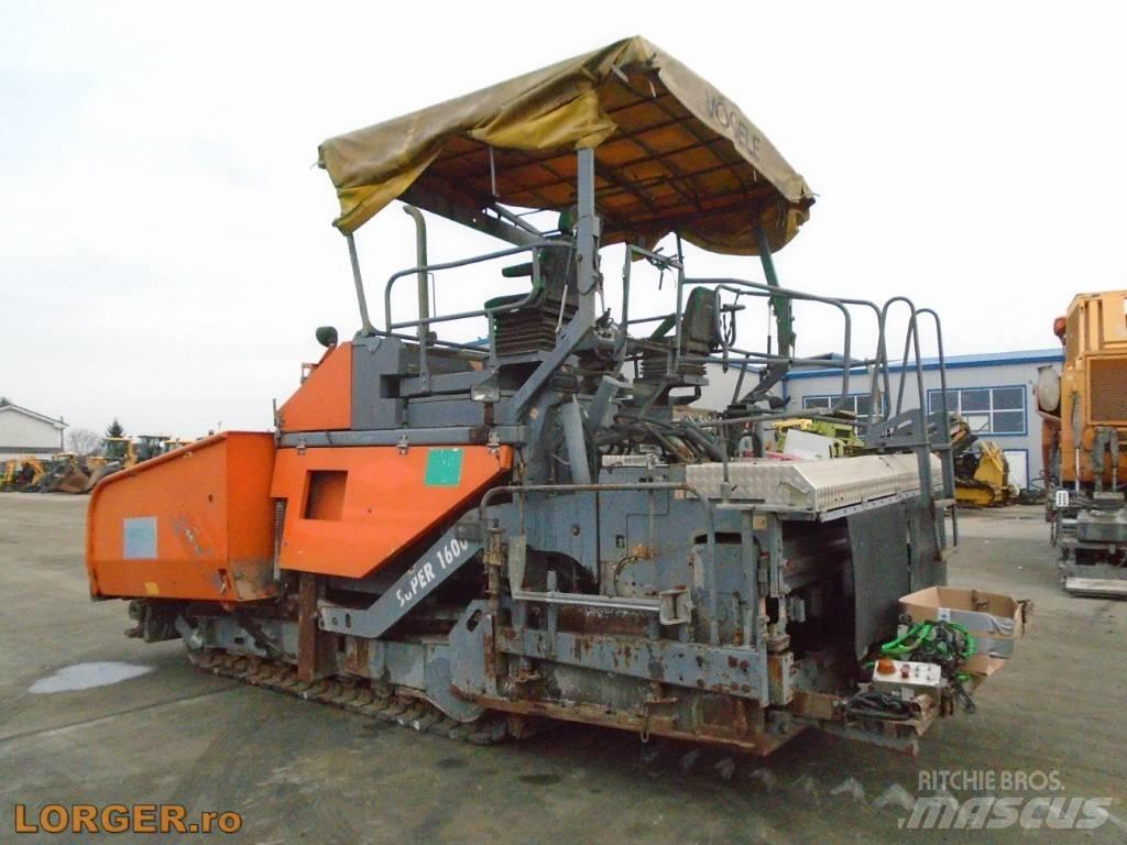 Vögele Super 1600 Pavimentadoras de asfalto