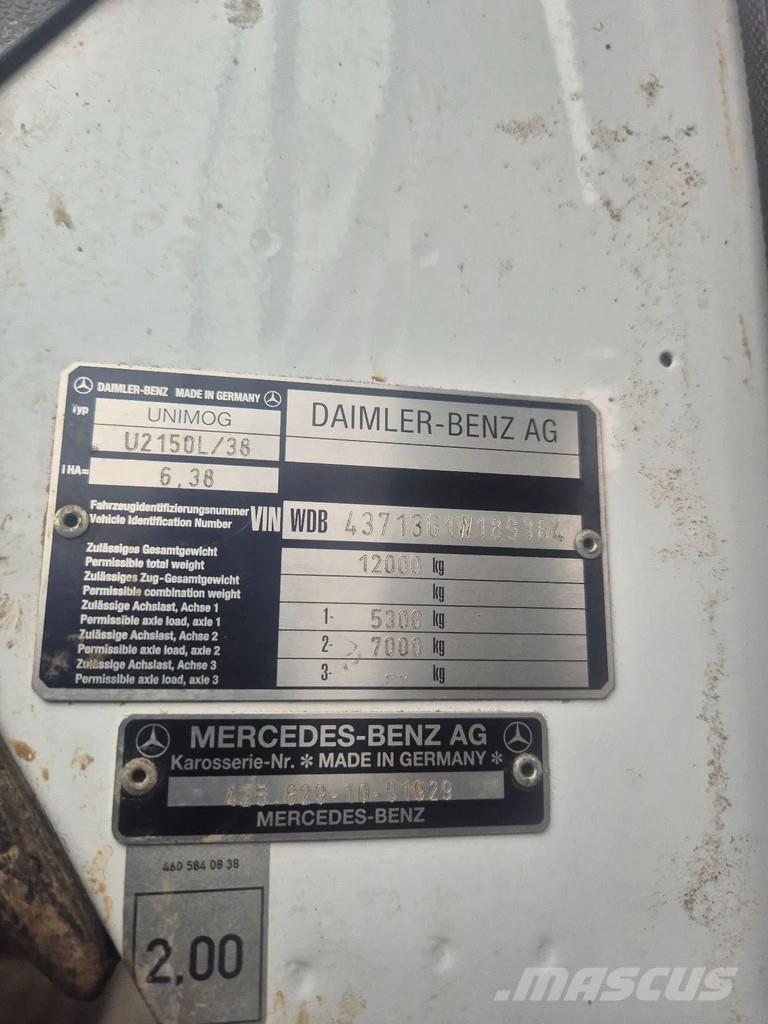 Unimog u 2150l38 Perfuradoras de superfície