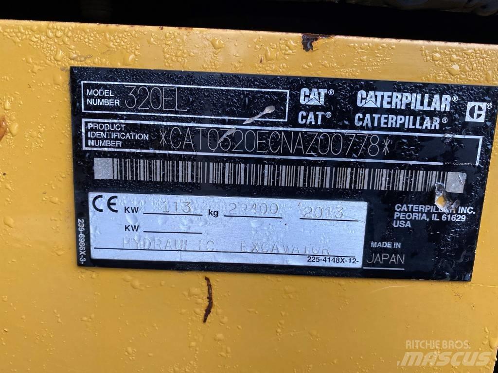 CAT 320 EL Escavadoras de rastos