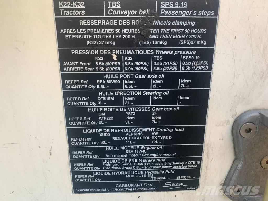 Sovam K22 V-3080 Equipamentos aeroportuários