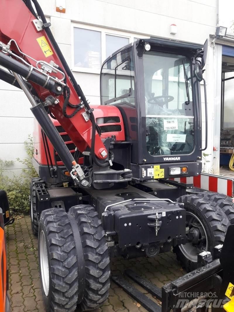 Yanmar B75W Escavadoras de rodas