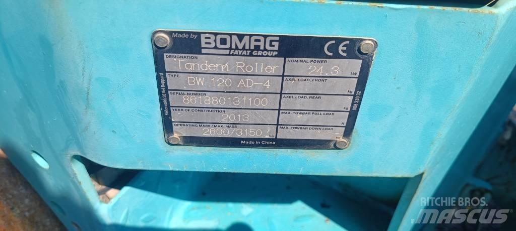 Bomag BW 120 AD-4 Cilindros Compactadores tandem