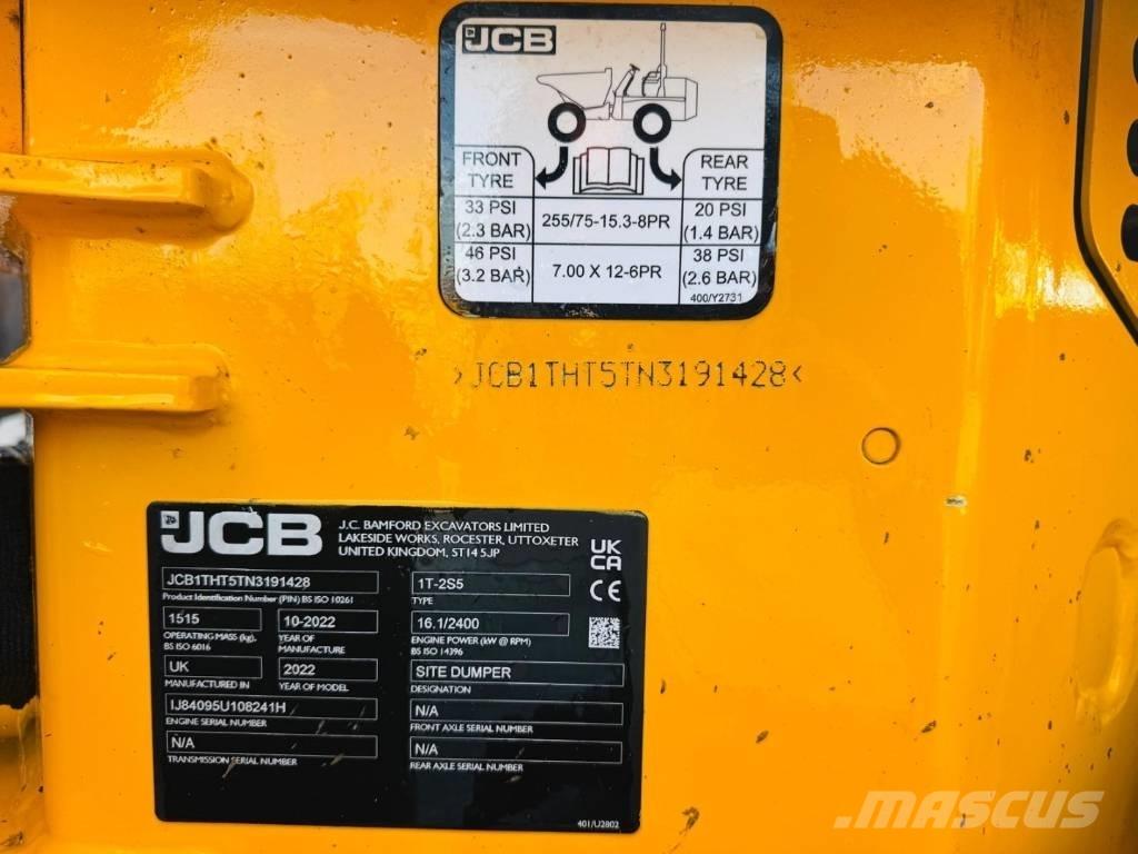 JCB 1T-2HT Dumpers de obras