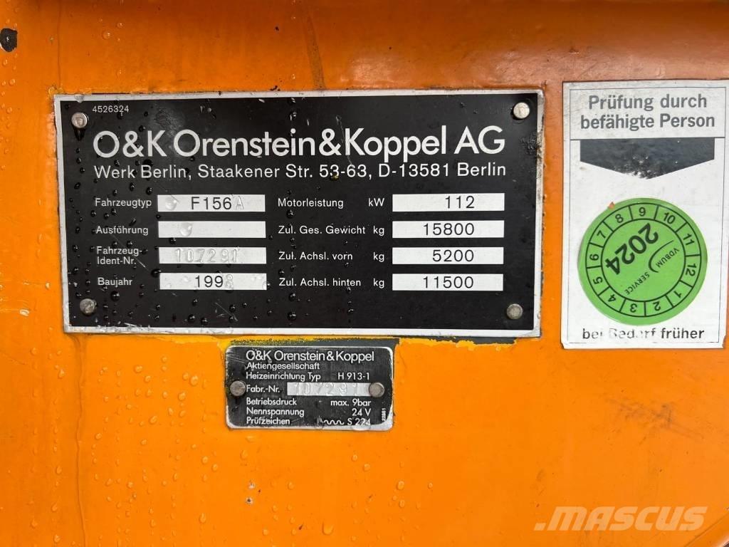 O&K F 156 A Motoniveladoras