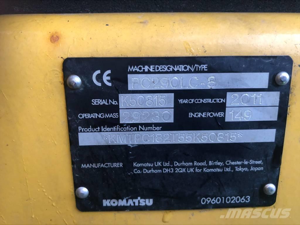 Komatsu PC 290 LC-8 Escavadoras de rastos