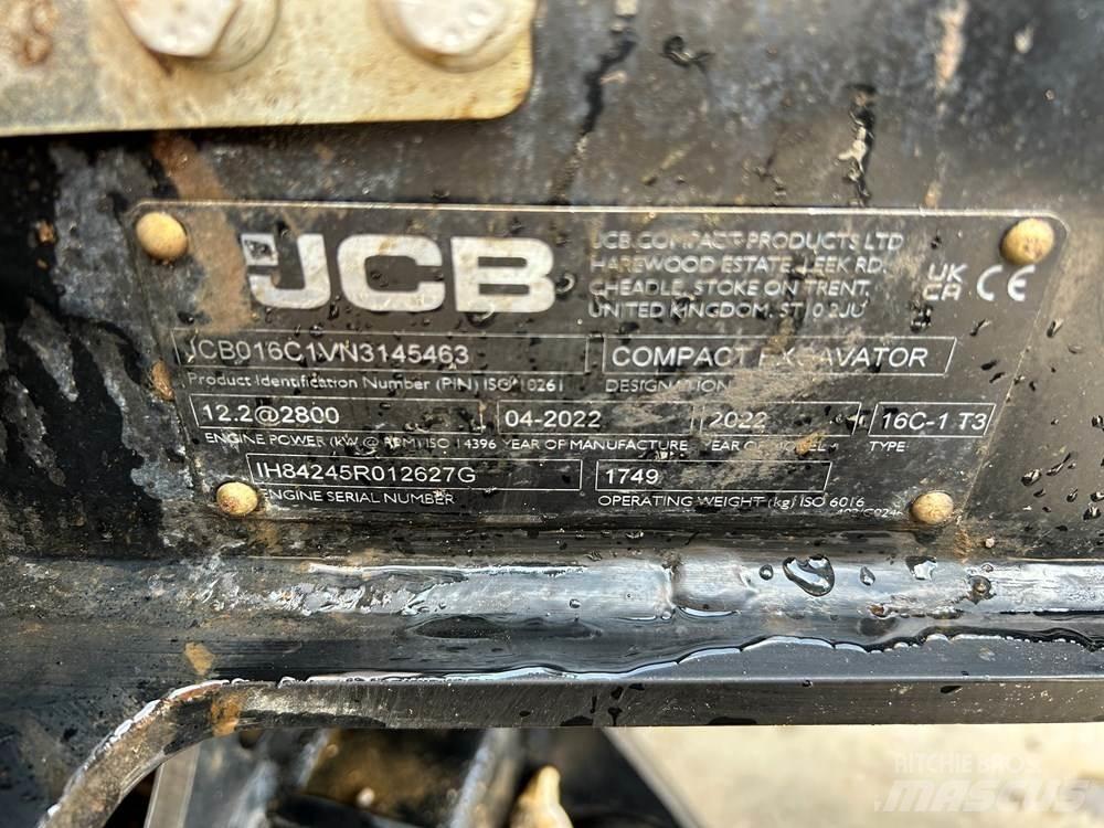JCB 16C-1 Mini Escavadoras <7t