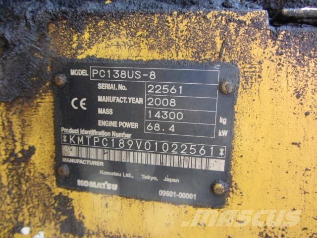Komatsu PC 138-8 US Escavadoras de rastos