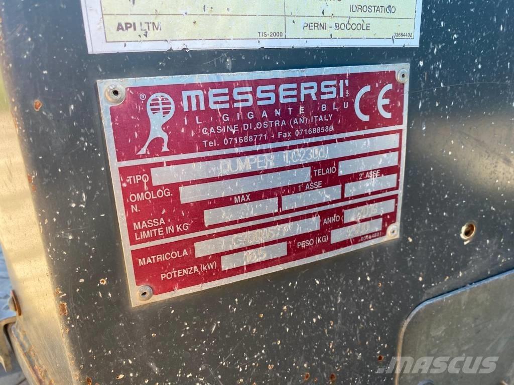 Messersi tc230d Dumpers de lagartas