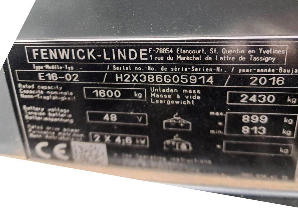 Linde E16-02 Empilhadores eléctricos