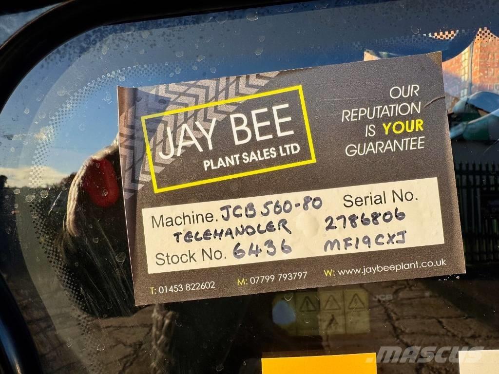 JCB 560-80 Manipuladores telescópicos