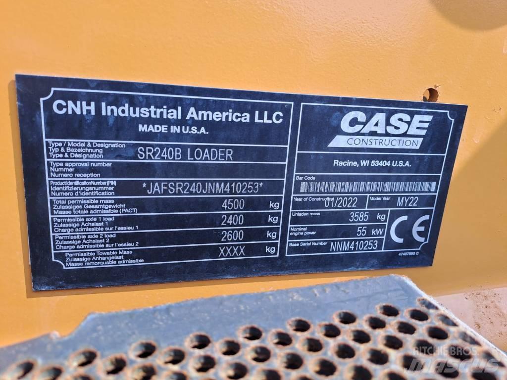 CASE SR 240 B Carregadoras de direcção deslizante
