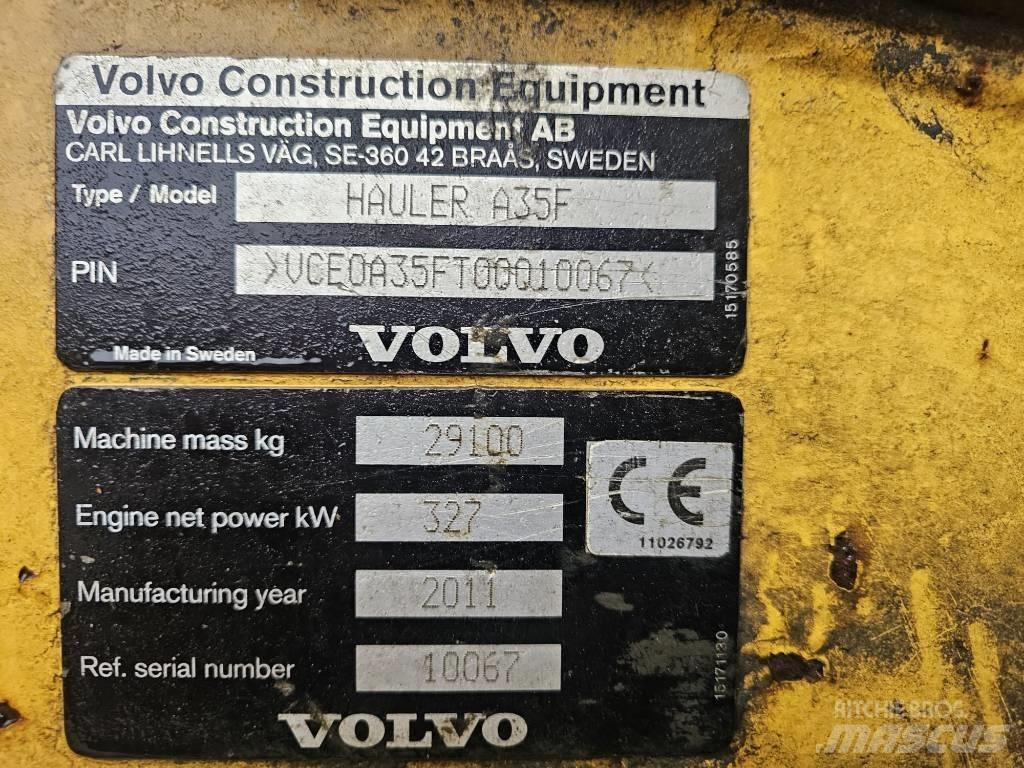 Volvo A 35 F Camiões articulados