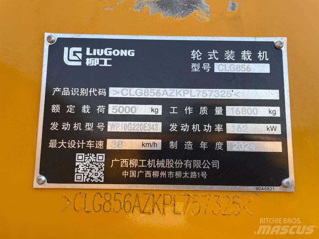 LiuGong 856 H Pás carregadoras de rodas