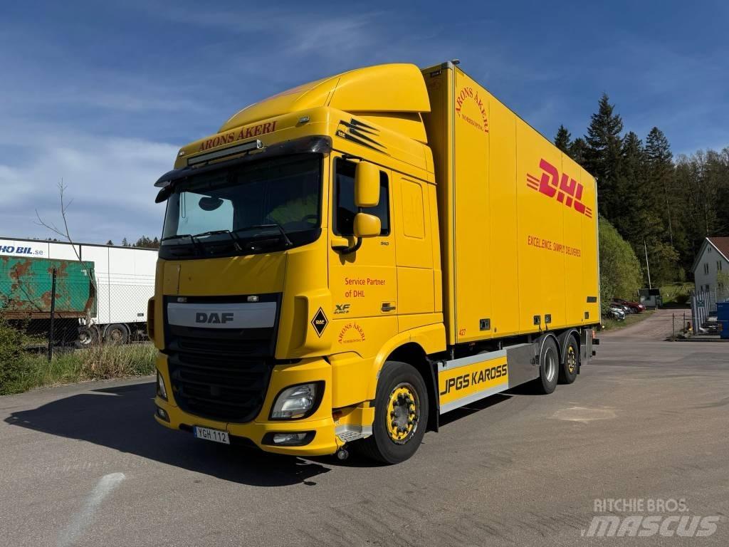 DAF XF 510 Camiões de caixa fechada