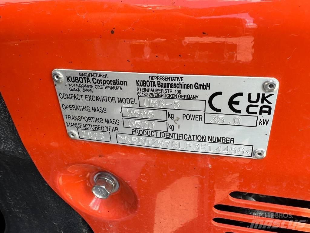 Kubota U 56-5 Mini Escavadoras <7t