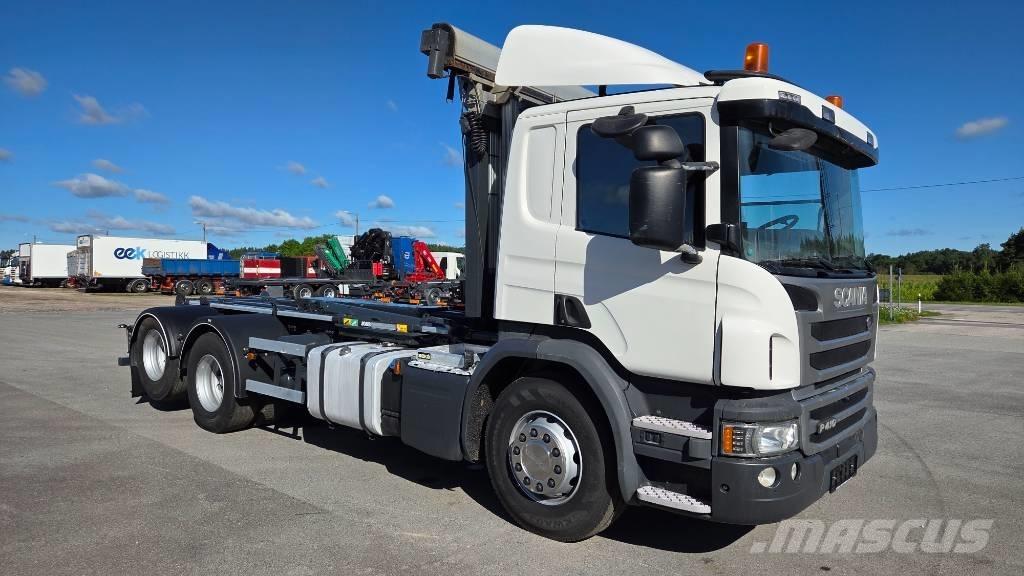 Scania P410 6X2 Camiões Ampliroll
