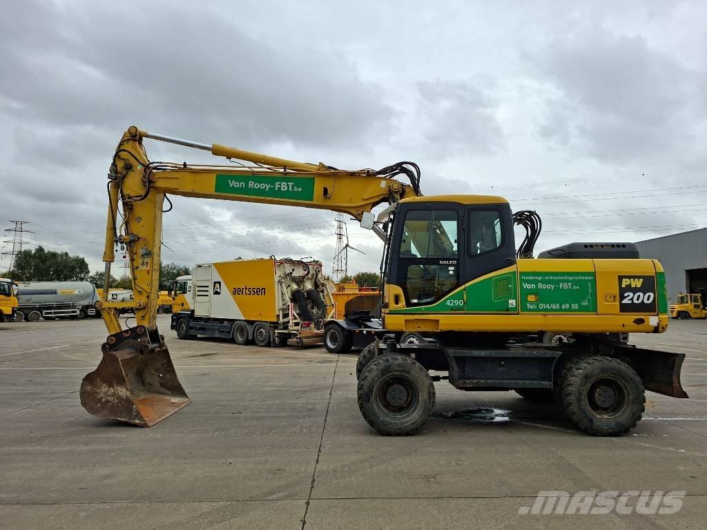 Komatsu PW 200-7H Escavadoras de rodas
