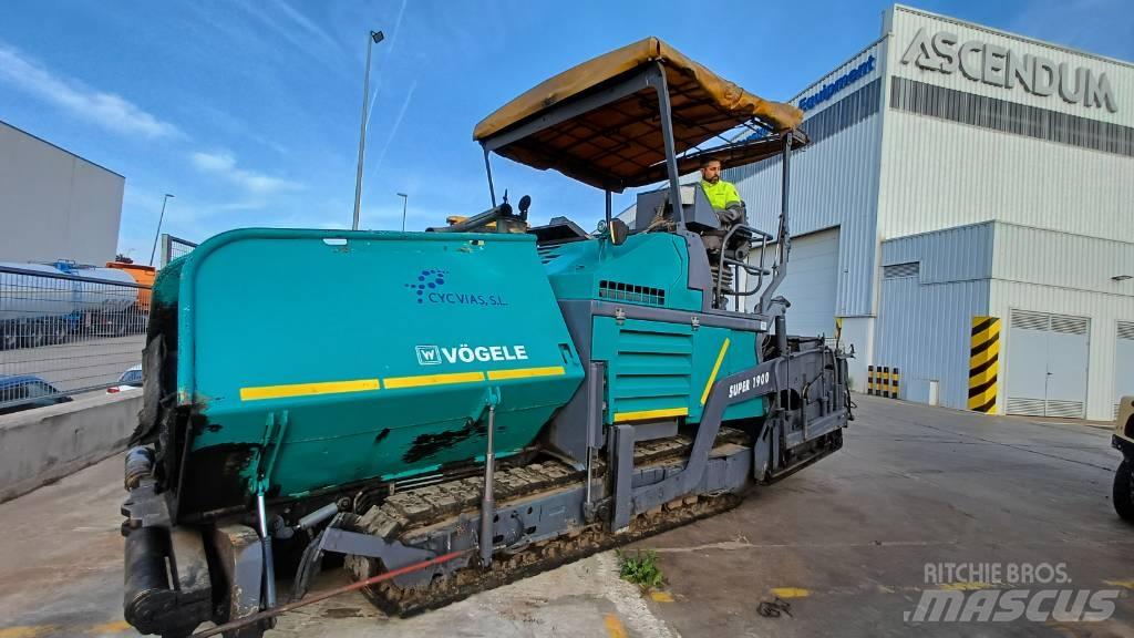 Vögele SUPER 1900 Pavimentadoras de asfalto