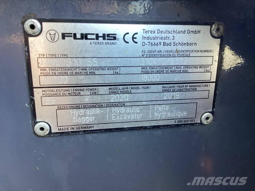 Fuchs MHL 310 S5 Manipuladores de resíduos / indústria