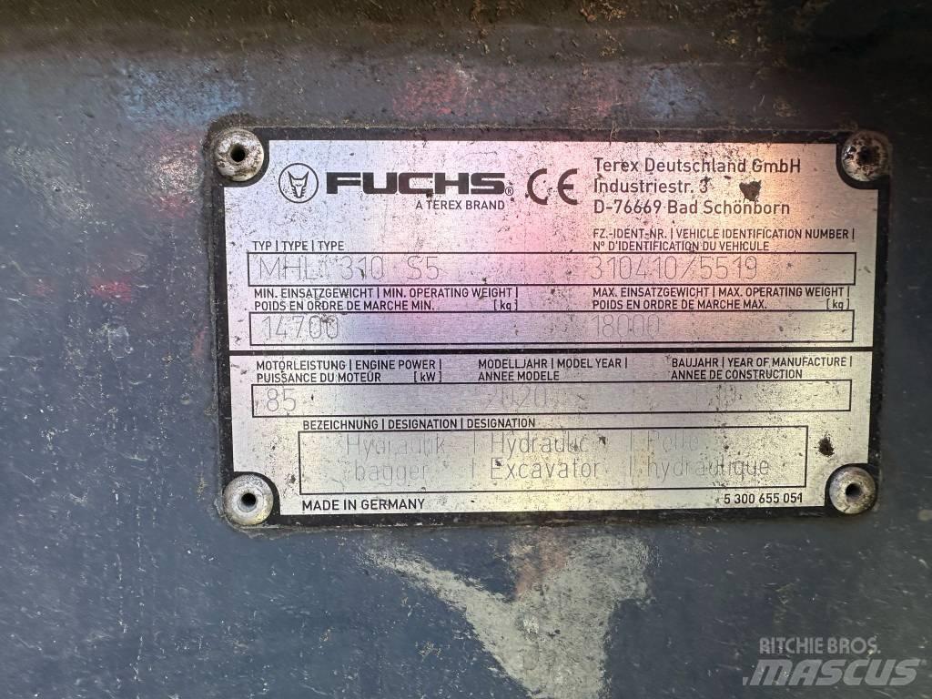 Fuchs MHL 310 S5 Manipuladores de resíduos / indústria