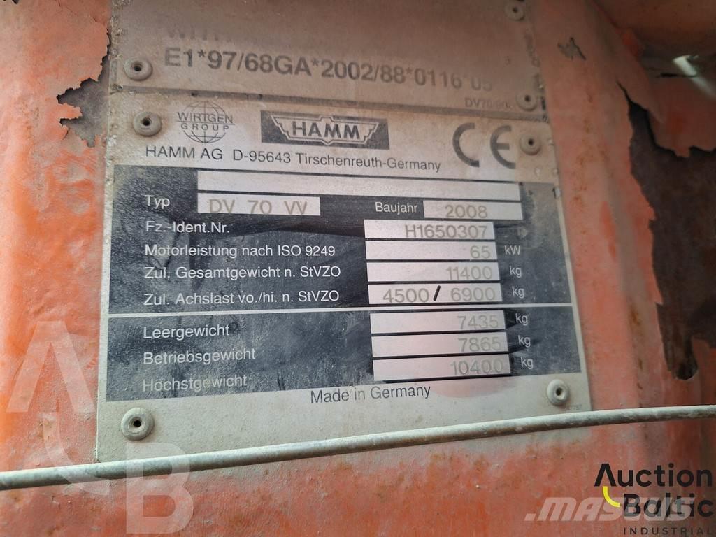 Hamm DV 70 VV Cilindros Compactadores - Outros