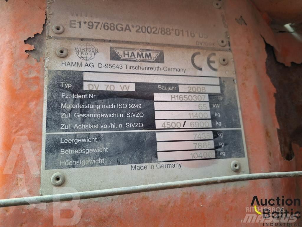 Hamm DV 70 VV Cilindros Compactadores - Outros