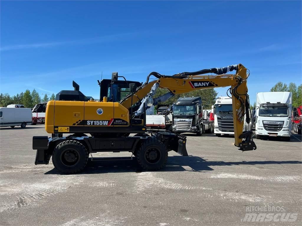 Sany SY155W Escavadoras de rodas