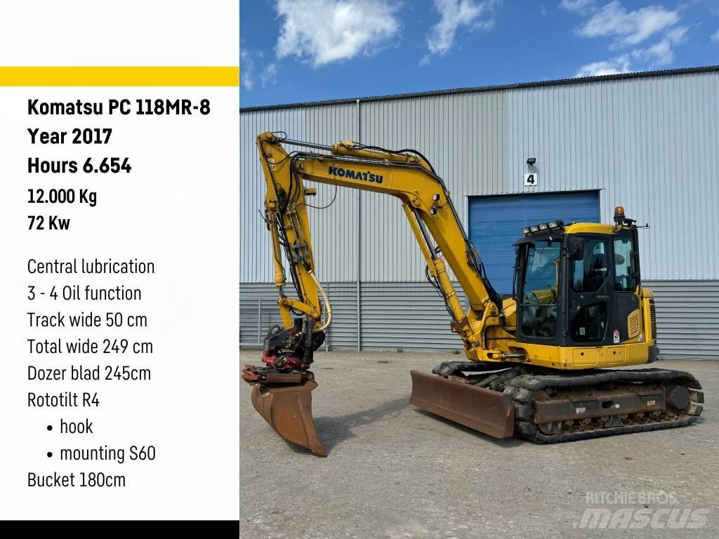 Komatsu PC 118 MR-8 Escavadoras de rastos