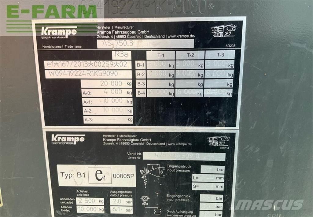 Krampe as 750 Carrinhos de grão