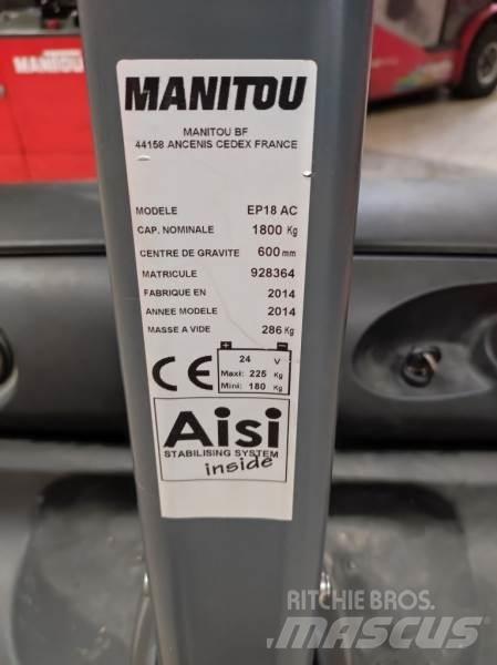 Manitou EP18 Self propelled stackers
