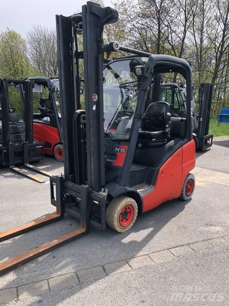 Linde H 16 T -01 Empilhadores a gás