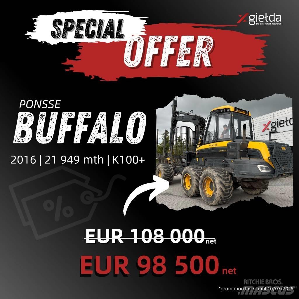 Ponsse Buffalo Forwarders florestais